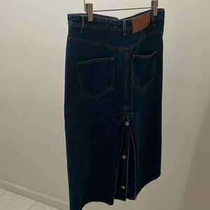 Denim Midi Skirt